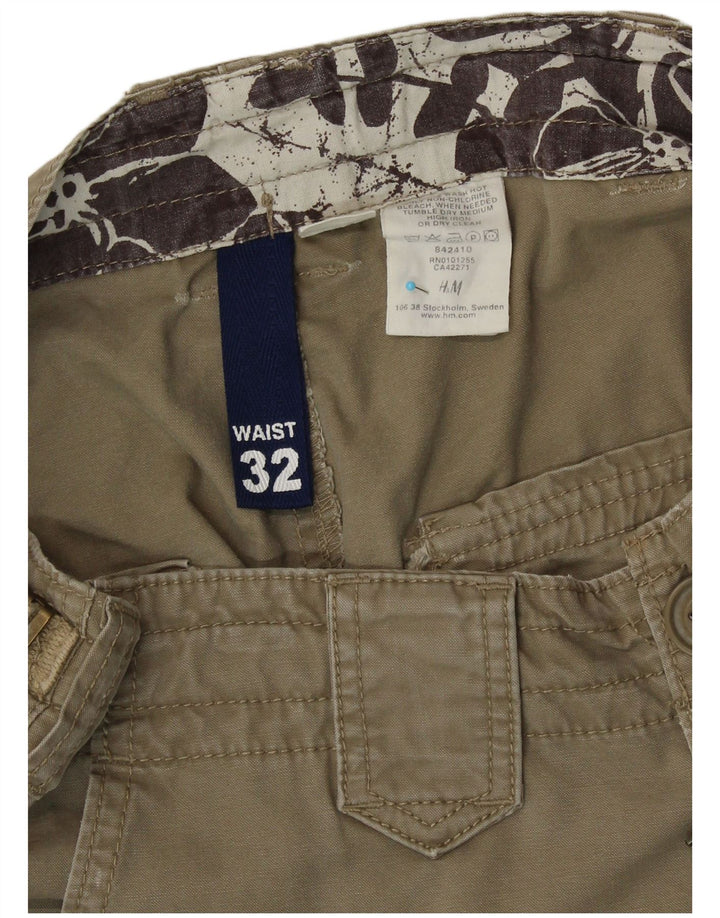 Мужские шорты карго H&M W32, средний хаки