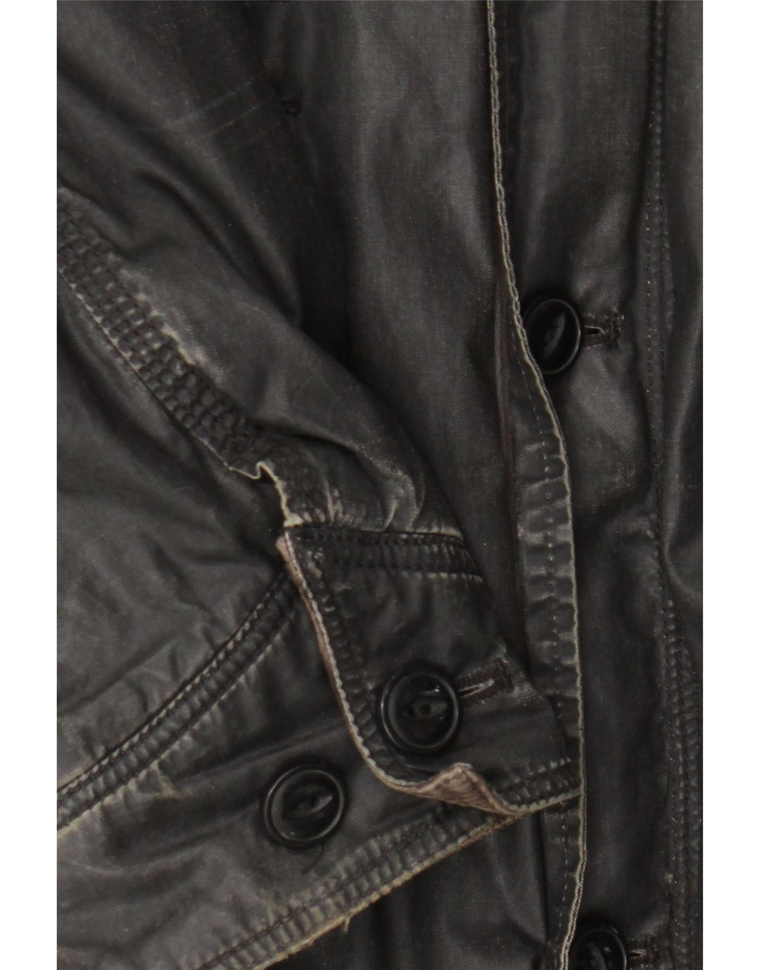 Мужская куртка Levi's в стиле милитари UK 40, большая черная, хлопок