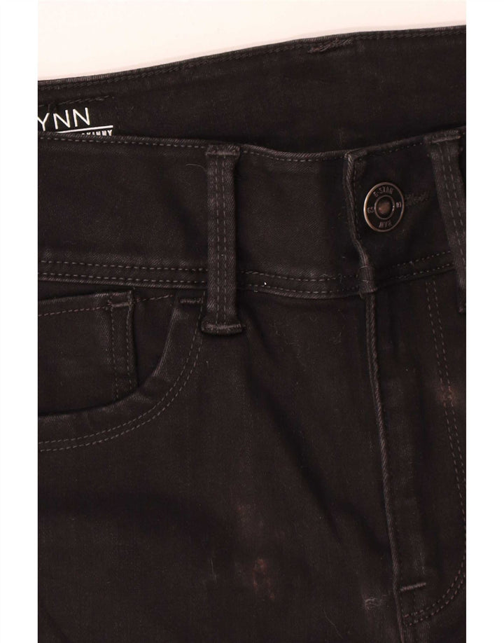 Женские джинсы скинни G-Star Lynn W27 L30, черный полиэстер