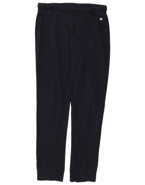 CHAMPION Womens Tracksuit Trousers Joggers UK 20 2XL  Navy Blue Cotton