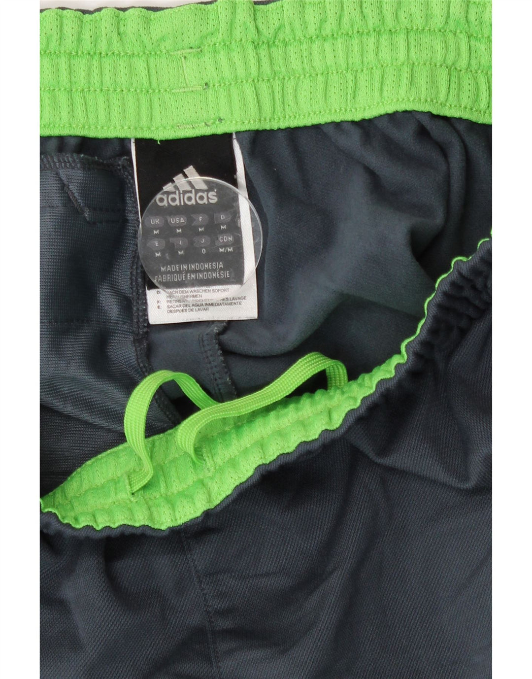 Мужские спортивные брюки Adidas среднего серого цвета из полиэстера