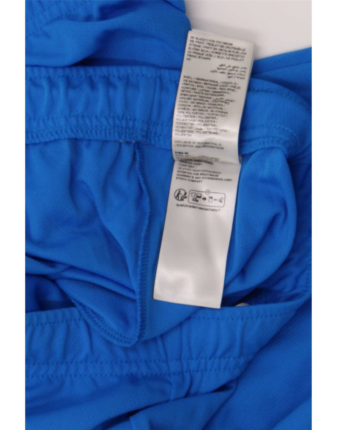 Мужские спортивные шорты Puma 2XL синие, полиэстер, спортивные