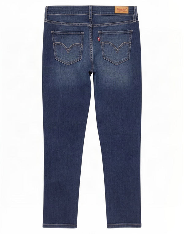 Женские джинсы-скинни Levi's W29 L26, темно-синие, хлопок