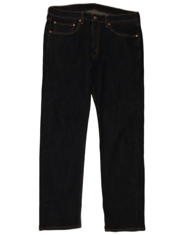 Мужские прямые джинсы Levi's 505 W34 L32 темно-синие, хлопок