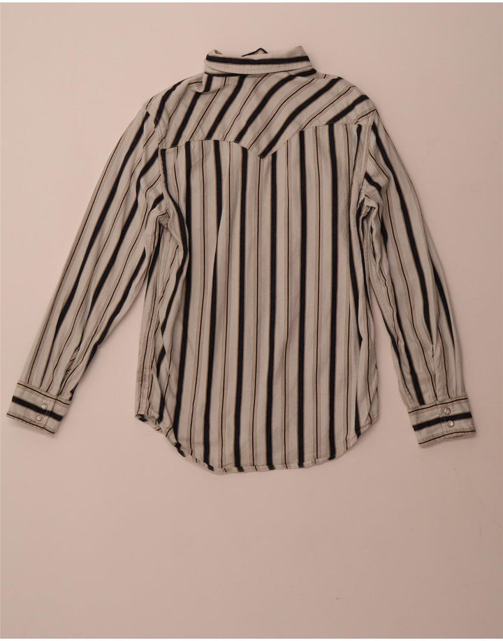 Мужская фланелевая рубашка LEVI'S маленькая белая в полоску