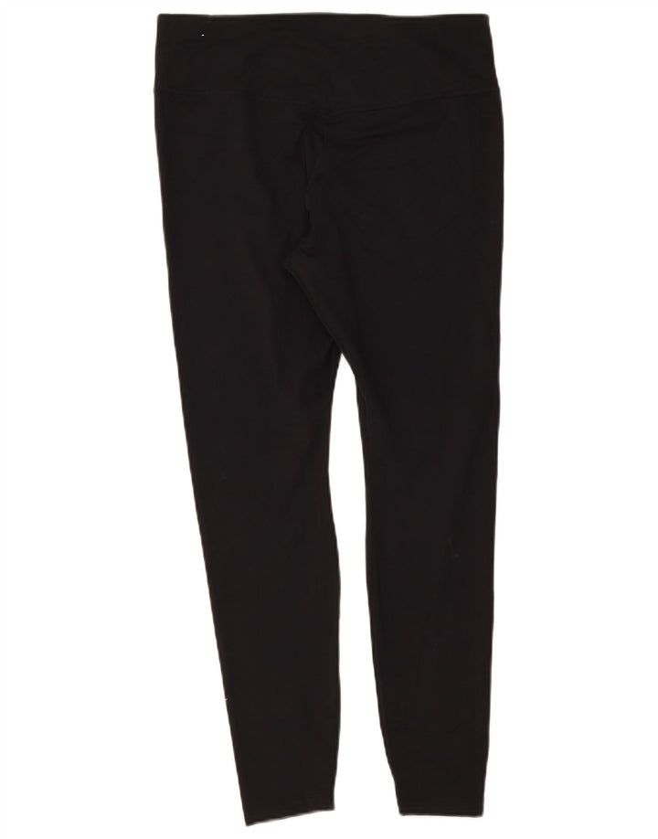 Женские леггинсы Nike Dri Fit UK 14, большие черные полиэстер