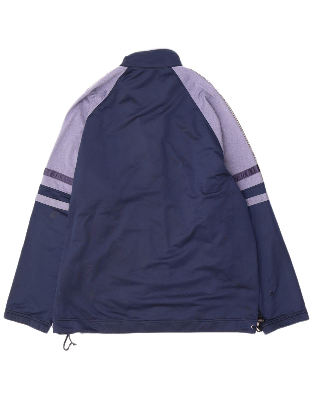 Мужская спортивная куртка с графическим рисунком ASICS XL, темно-синяя, с цветными блоками