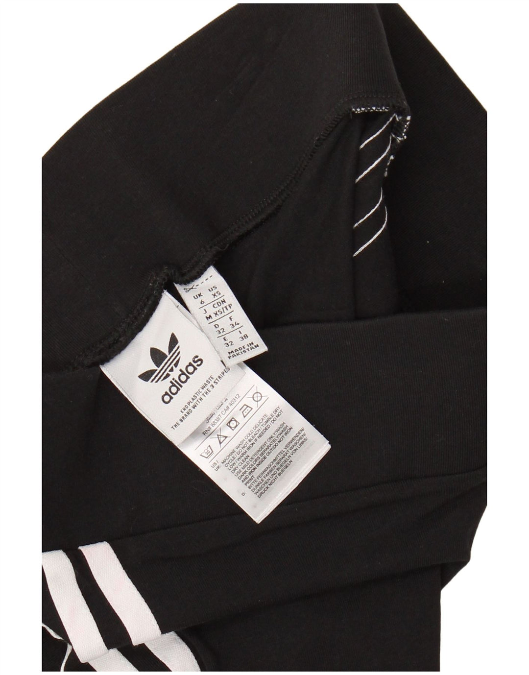 Женские леггинсы ADIDAS UK 6 XS, черный хлопок