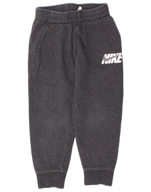Спортивные брюки с графическим рисунком Nike для мальчиков, джоггеры, 4–5 лет, серый хлопок