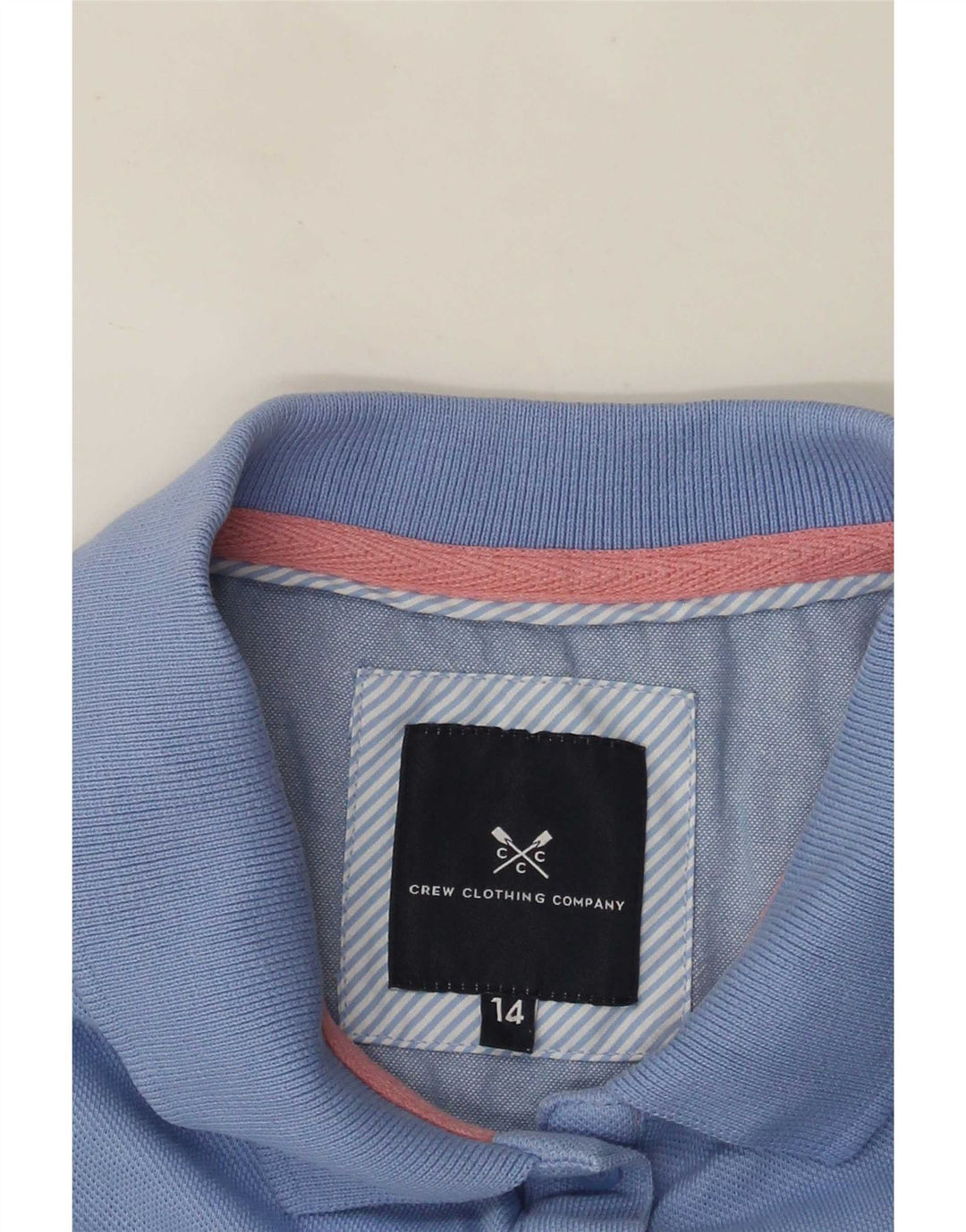Женская рубашка поло Crew Clothing UK 14, средний синий