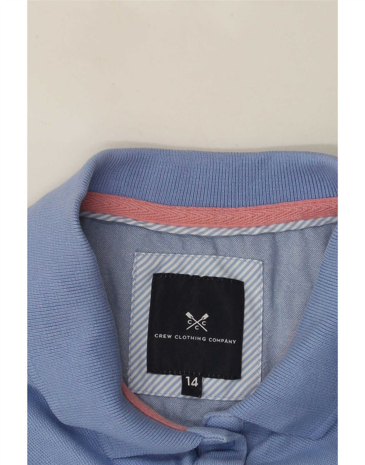 Женская рубашка поло Crew Clothing UK 14, средний синий