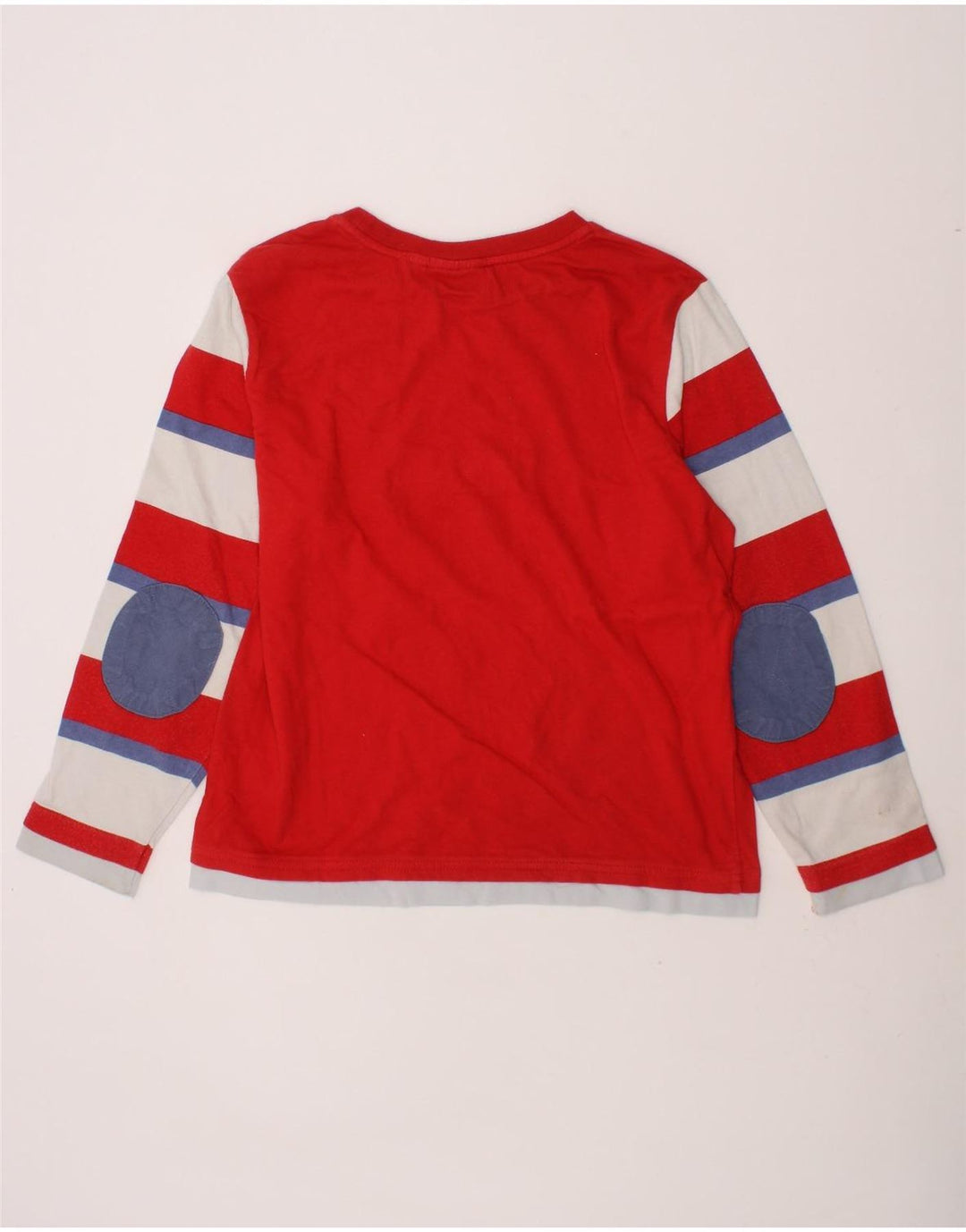 PUMA Boys Graphic Top Long Sleeve 7-8 Years Small  Red Striped Cotton Vintage Puma and Second-Hand Puma from Messina Hembry 