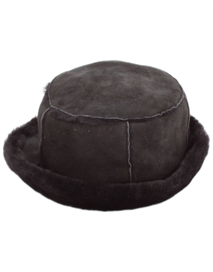 Женская панама из овчины Borsalino, замшевая, среднего серого цвета