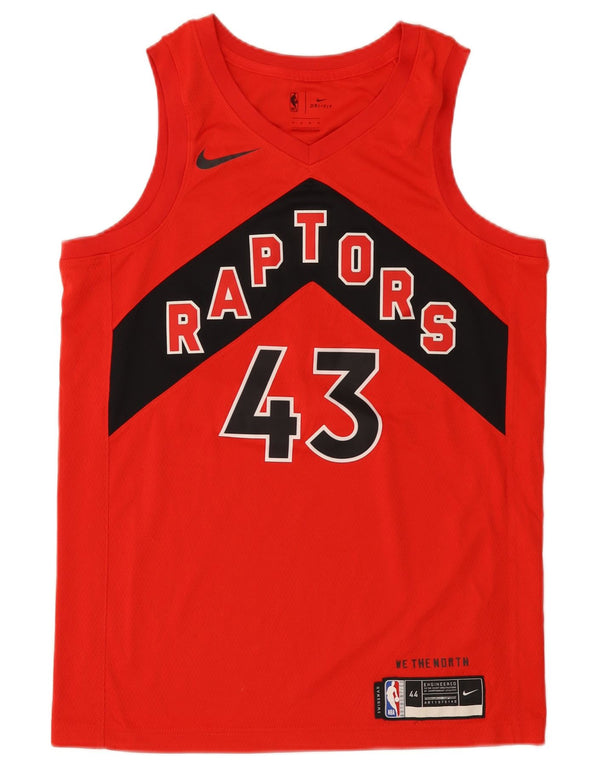 Мужской жилет с графикой Nike Toronto Raptors, средний красный полиэстер с цветными блоками