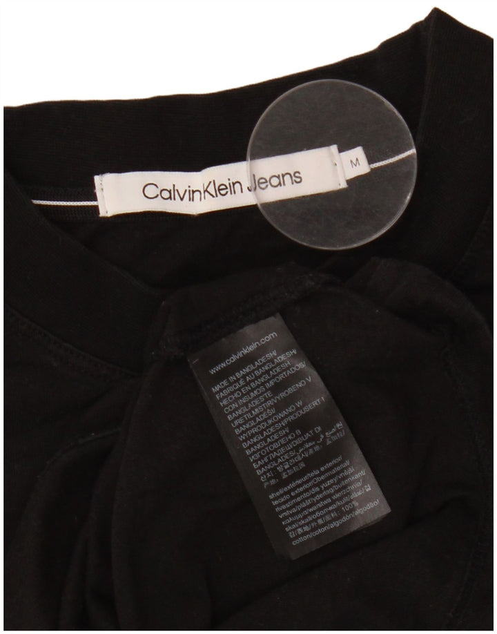 Мужской жилет с рисунком Calvin Klein Jeans, средний черный хлопковый топ
