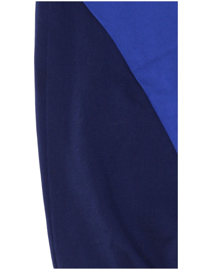 Мужской спортивный костюм ADIDAS с графическим рисунком, Великобритания 38/40, средний синий с цветными блоками