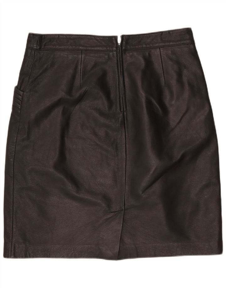 Женская мини-кожаная юбка B.Young EU 38 Medium W30, черная кожа