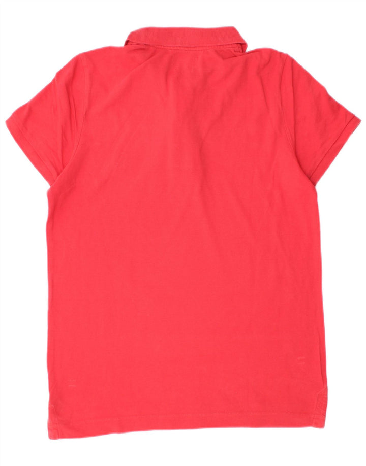 BENETTON Mens Muscle Polo Shirt Medium Red