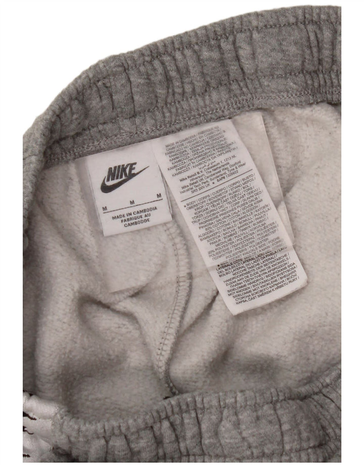 Женский спортивный костюм NIKE с графическим рисунком UK 14, хлопковый цвет среднего серого цвета с цветными блоками