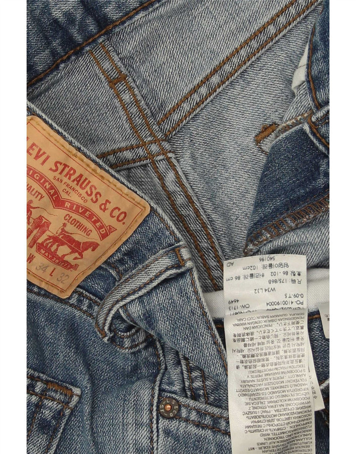 Мужские джинсы Levi's 527 Bootcut W34 L32 синие, хлопок