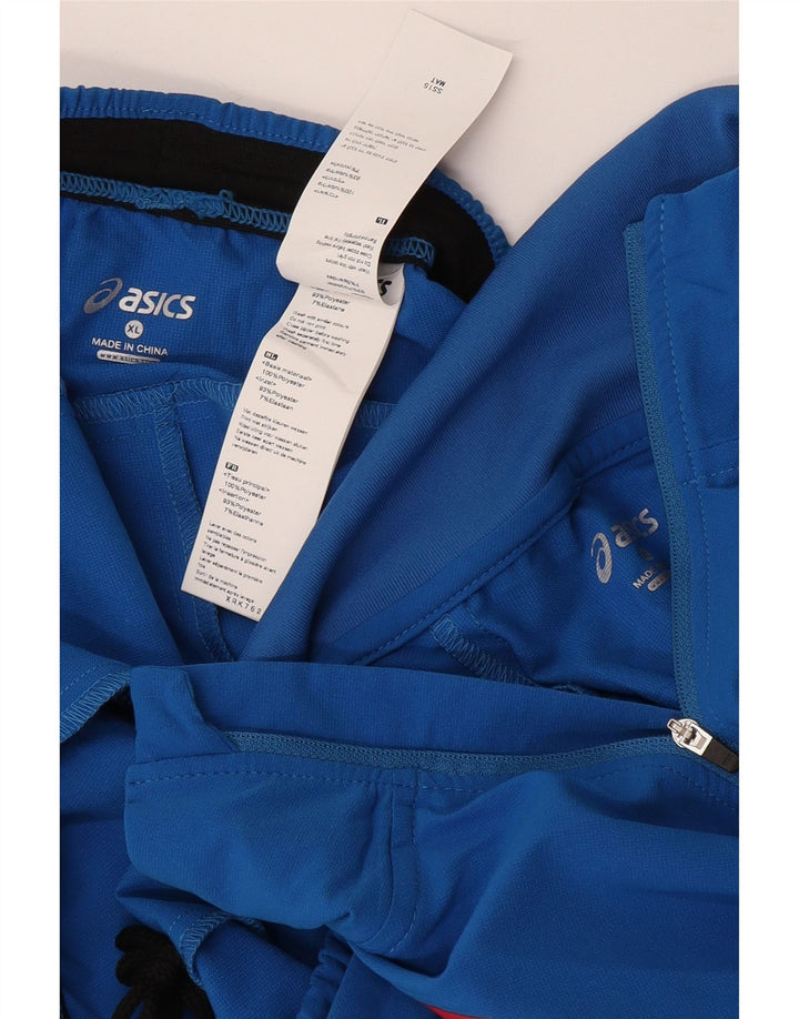 Мужской спортивный костюм Asics Italia с графическим рисунком XL, синий полиэстер