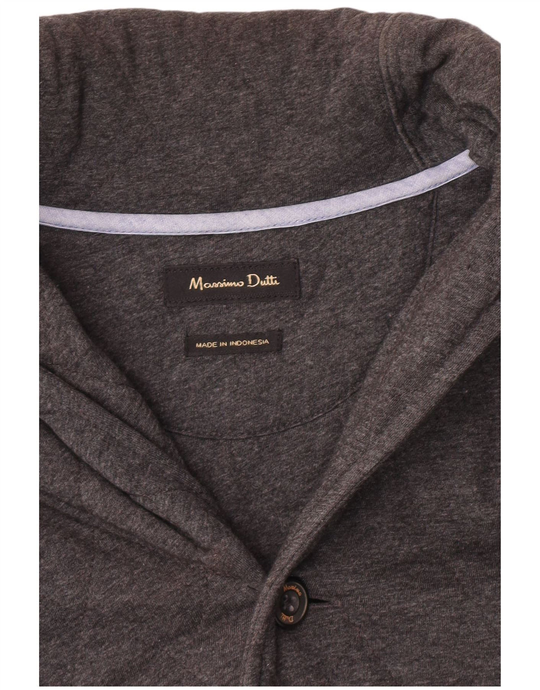 Мужской кардиган Massimo Dutti, маленький серый с узором аргайл/бриллиант