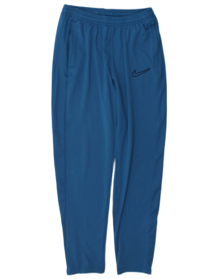 Полный спортивный костюм Nike Dri Fit для мальчиков 12–13 лет, большой синий с цветными блоками