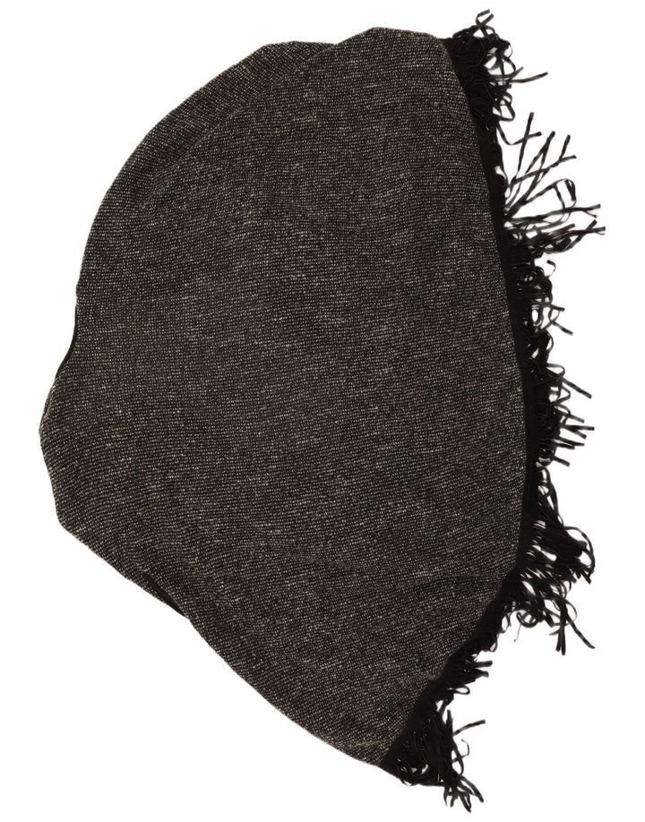 Винтажный женский свитер-пончо-кардиган, Великобритания, 22, 3XL, серый