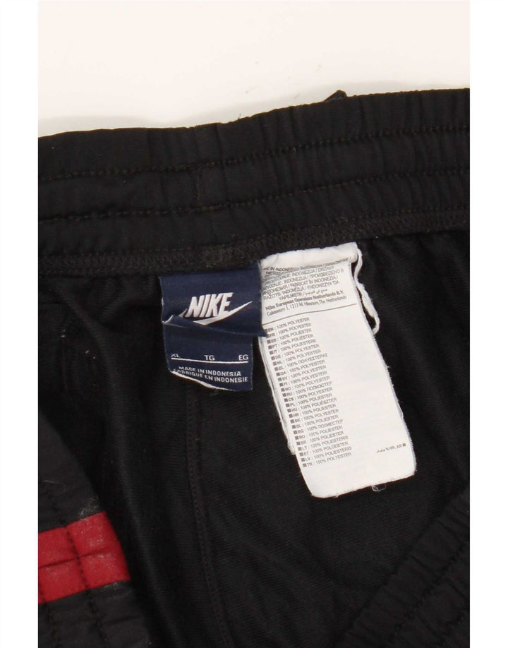 Мужские спортивные брюки Nike XL, черные, полиэстер с цветными блоками