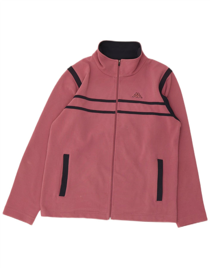 Женский спортивный костюм Kappa, верхняя куртка UK 16, большой розовый полиэстер