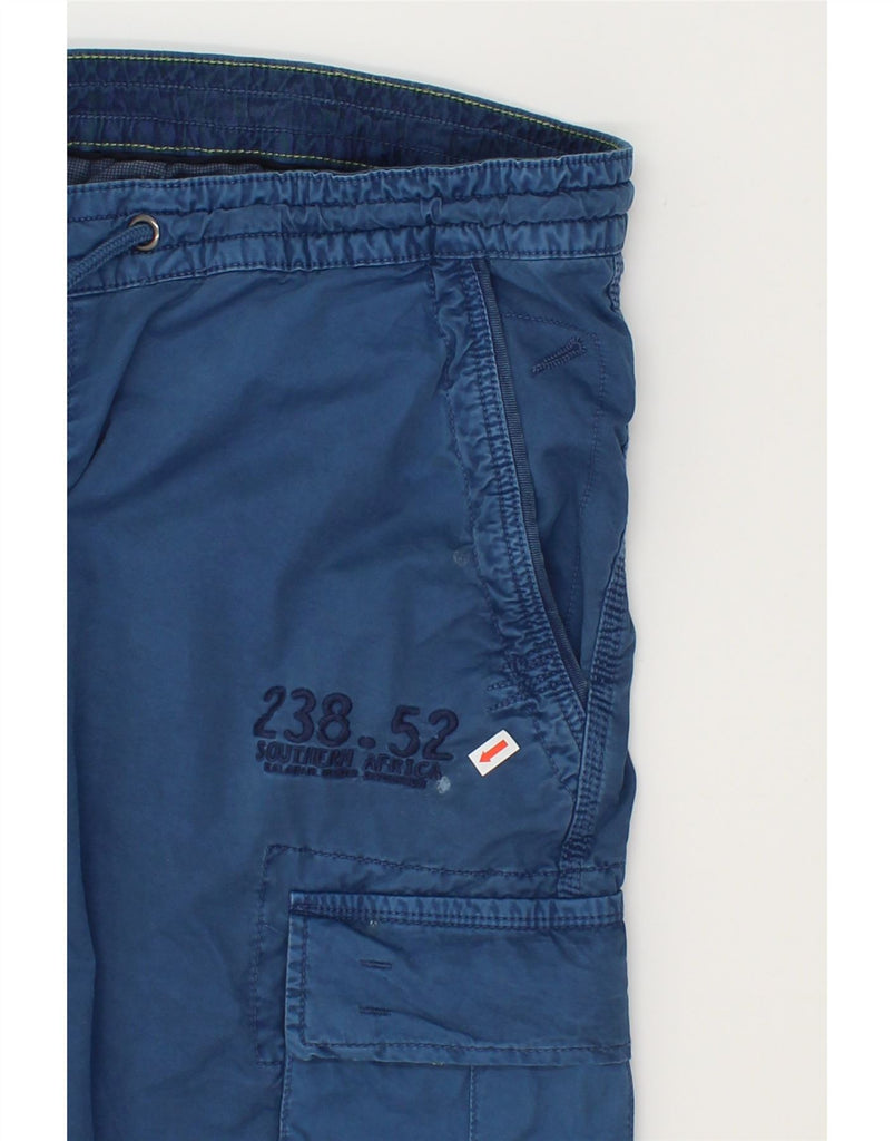 CANDA Womens Cargo Shorts W50 4XL Blue Cotton Vintage Canda and Second-Hand Canda from Messina Hembry 