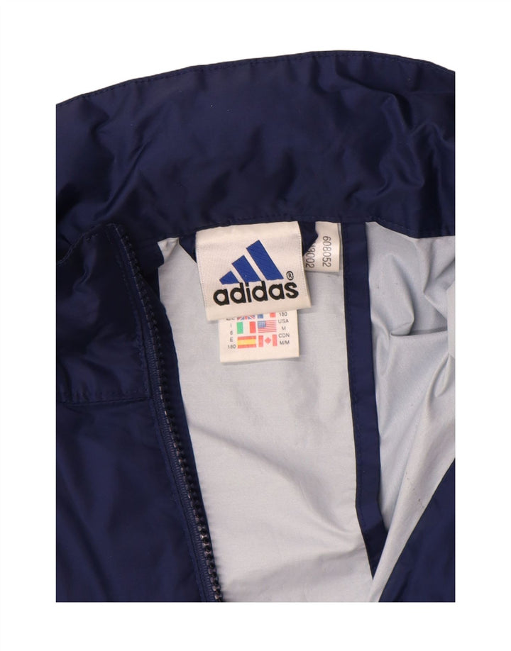 Мужская дождевик ADIDAS с графическим рисунком UK 40/42, средний темно-синий, полиамид