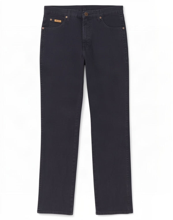 Мужские прямые джинсы Wrangler Texas W32 L34, темно-синий, хлопок