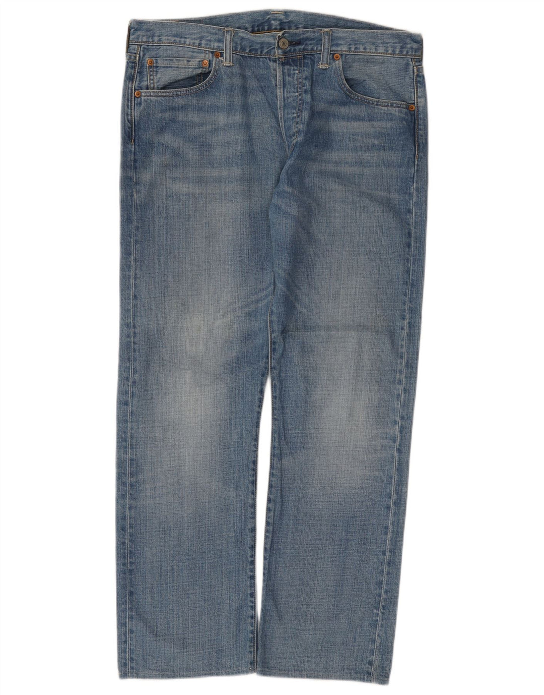 Мужские прямые джинсы Levi's 501 W34 L29 синие, хлопок