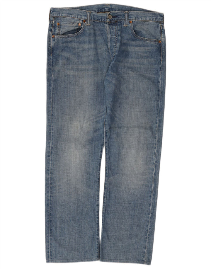 Мужские прямые джинсы Levi's 501 W34 L29 синие, хлопок