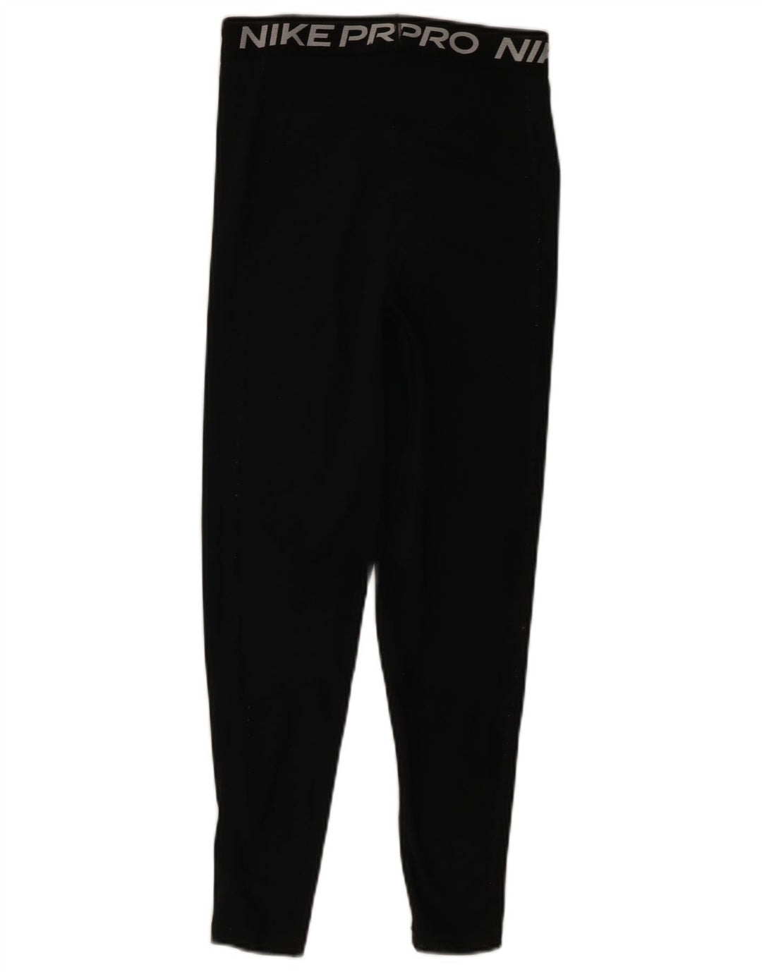 Женские укороченные леггинсы с рисунком Nike Dri Fit UK 8, маленькие черные, полиэстер