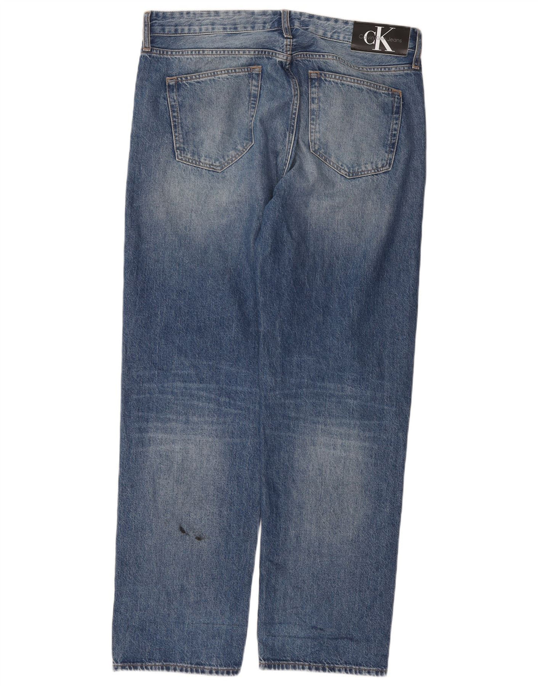 Мужские прямые джинсы Calvin Klein W33 L31, синий хлопок