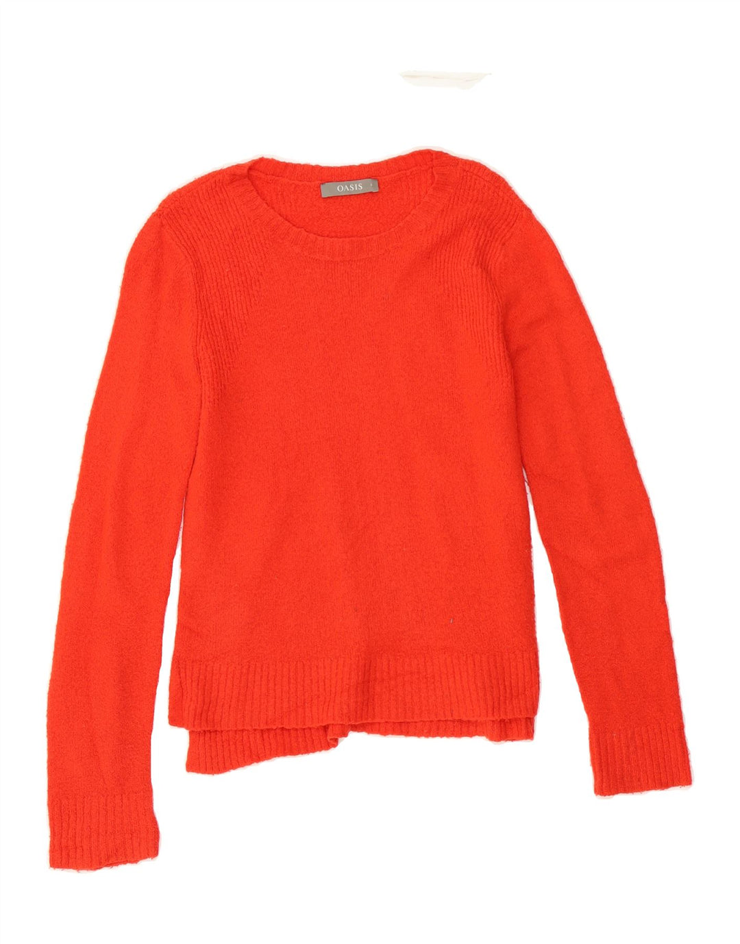 OASIS Womens Boat Neck Jumper Sweater UK 10 Small Red Polyacrylic Vintage Oasis and Second-Hand Oasis from Messina Hembry 
