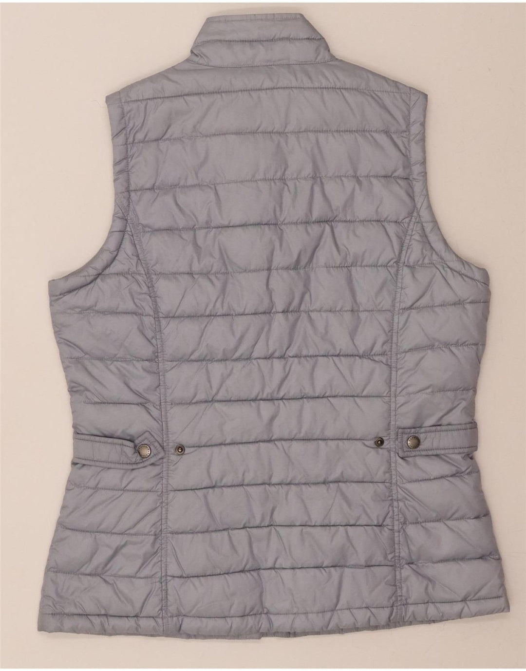 BARBOUR Womens Padded Gilet UK 14 Large Blue Vintage Barbour and Second-Hand Barbour from Messina Hembry 