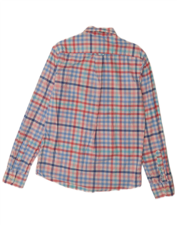 IZOD Мужская приталенная рубашка с соленой водой, маленькая разноцветная клетчатая хлопковая рубашка