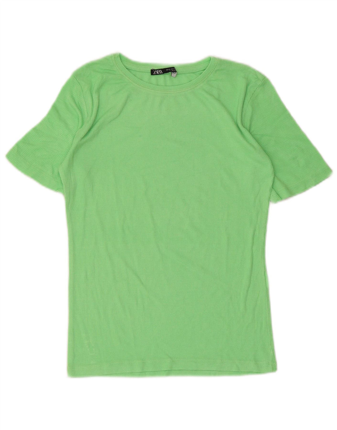 Женская футболка Zara Top UK 8, маленькая зеленая