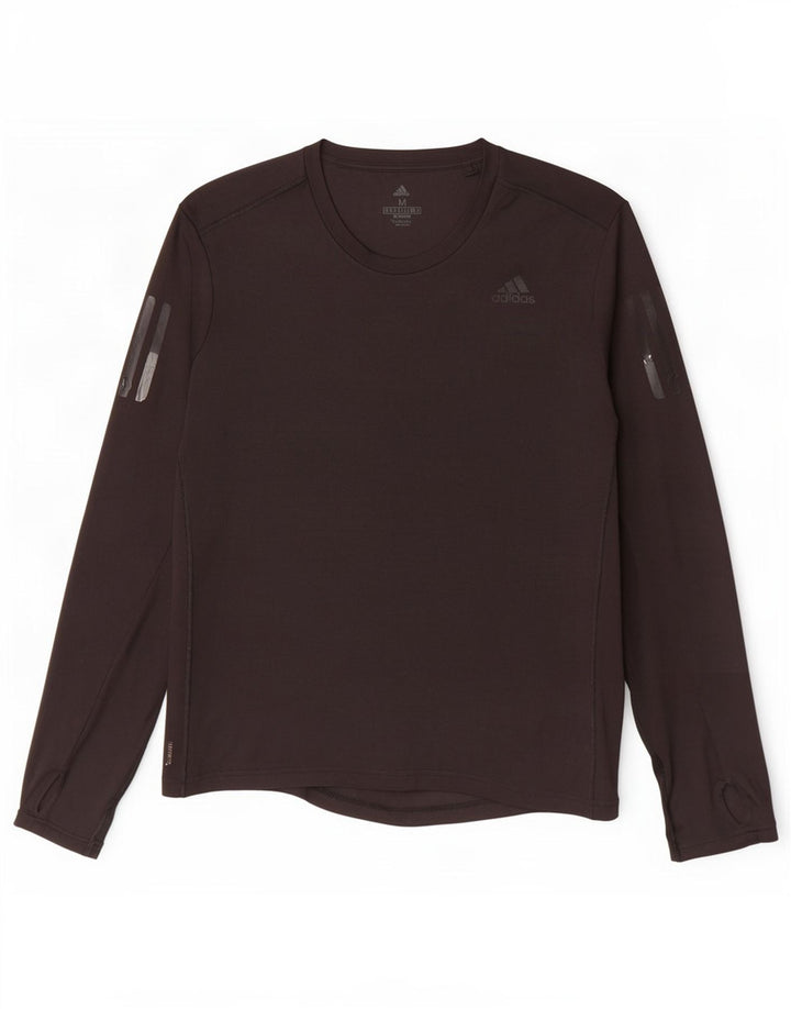 Мужской топ Adidas Climacool с длинным рукавом, средний черный