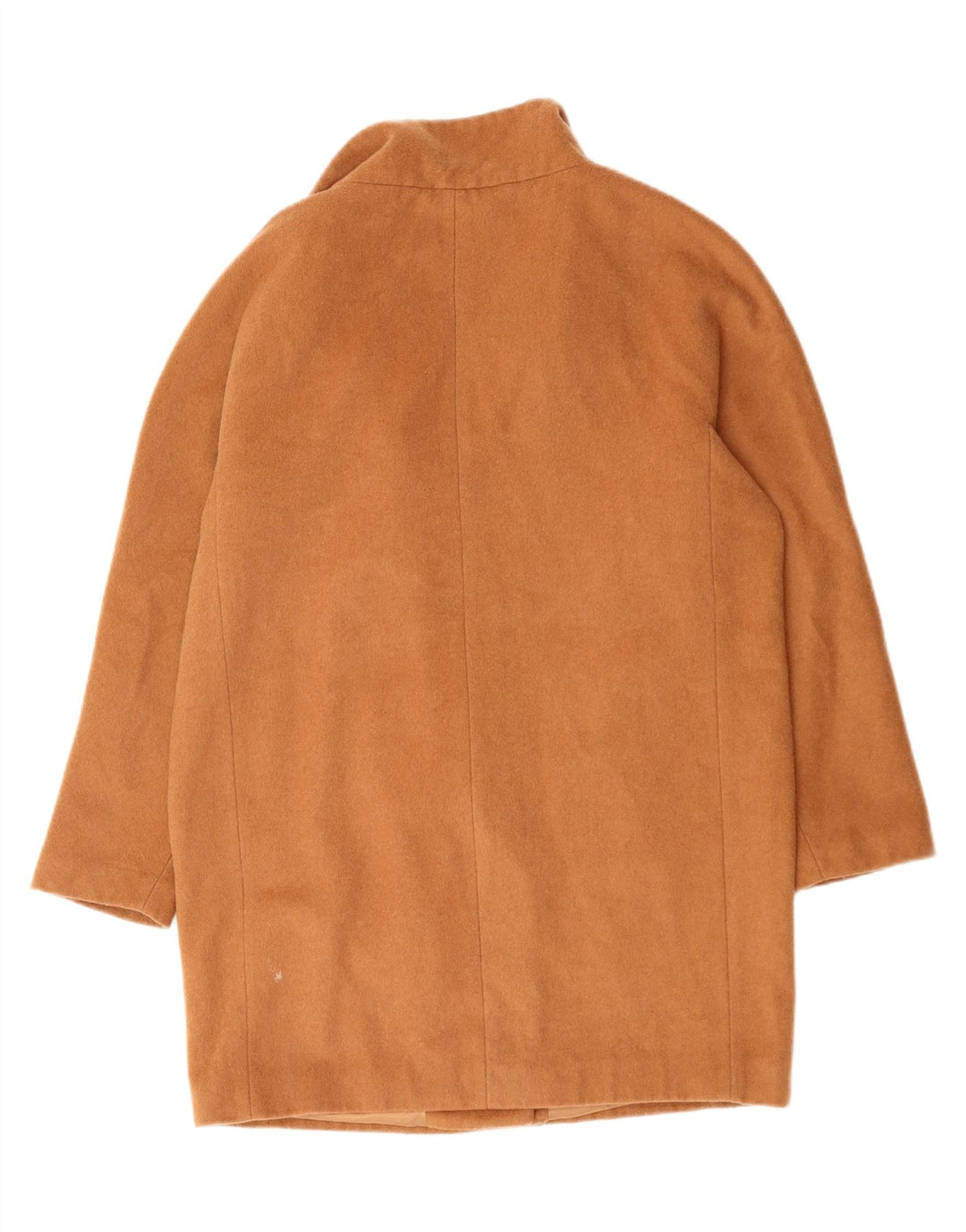 Женское пальто свободного кроя Jaeger UK 14, средний коричневый цвет, шерсть