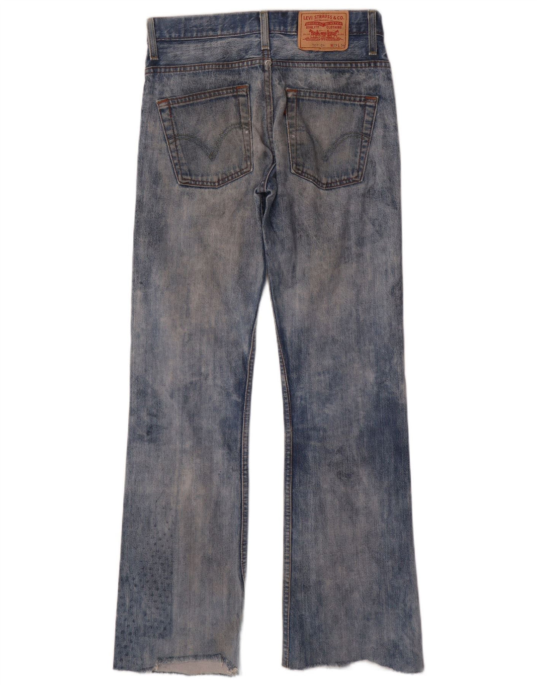 Мужские джинсы Levi's 507 Bootcut W29 L32 синие, хлопок