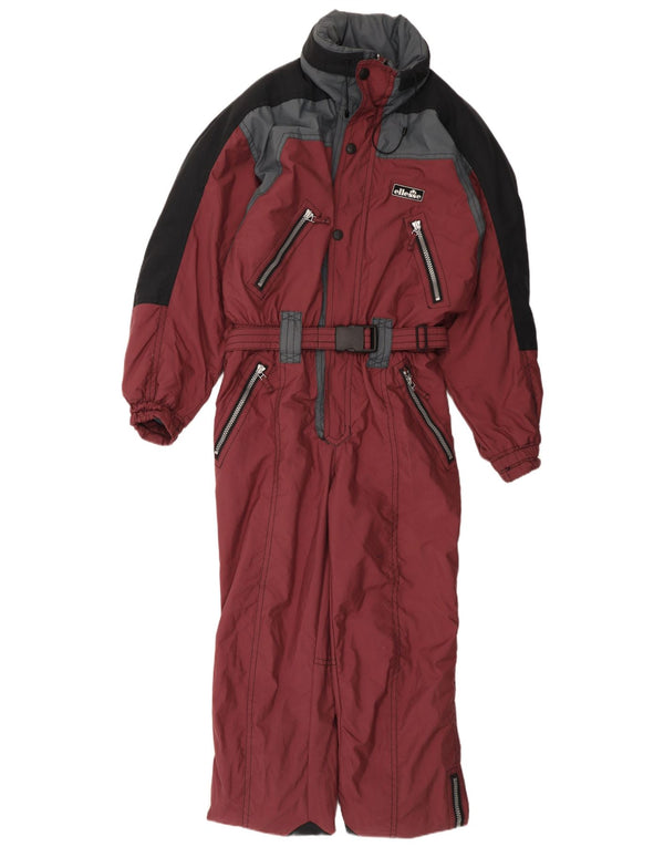 Мужской лыжный комбинезон ELLESSE IT 52 XL бордовый полиамид с цветными блоками