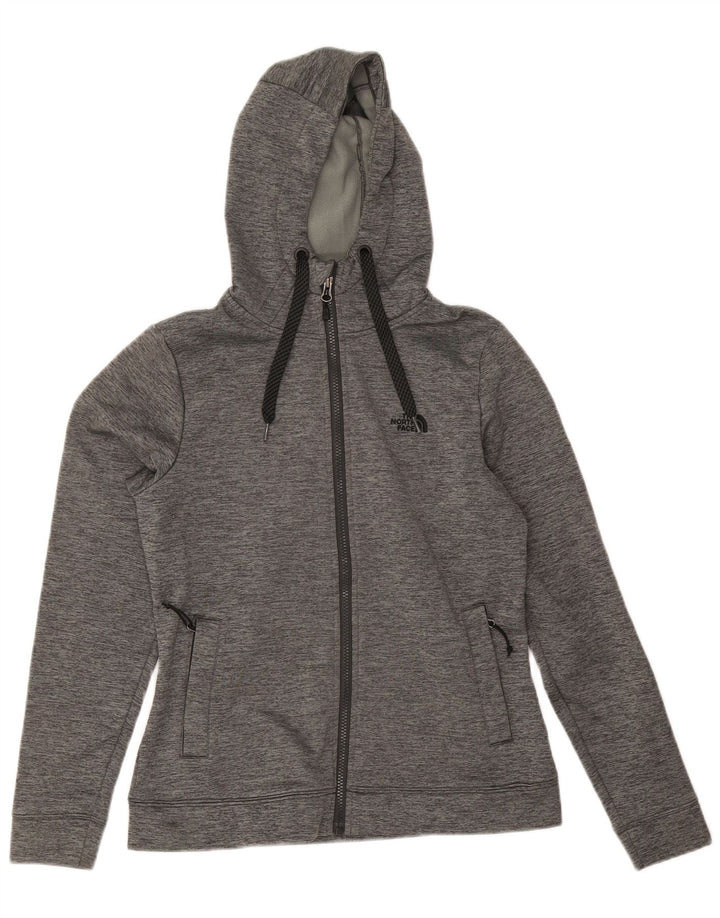 Женский свитер с капюшоном на молнии The North Face UK 12, средний серый полиэстер