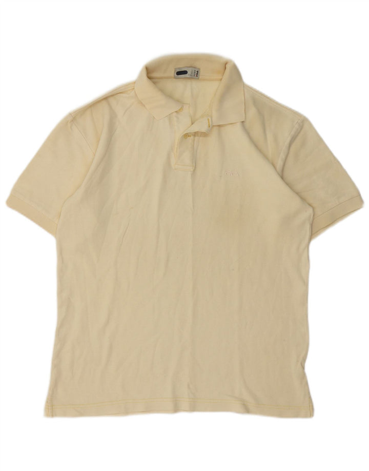 Мужская рубашка-поло Fila IT 50 Medium Off White Cotton
