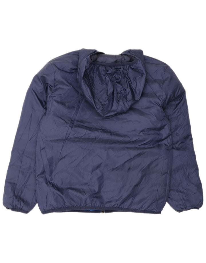 Eddie Bauer Утепленная куртка с капюшоном для мальчиков 10–11 лет, средний темно-синий