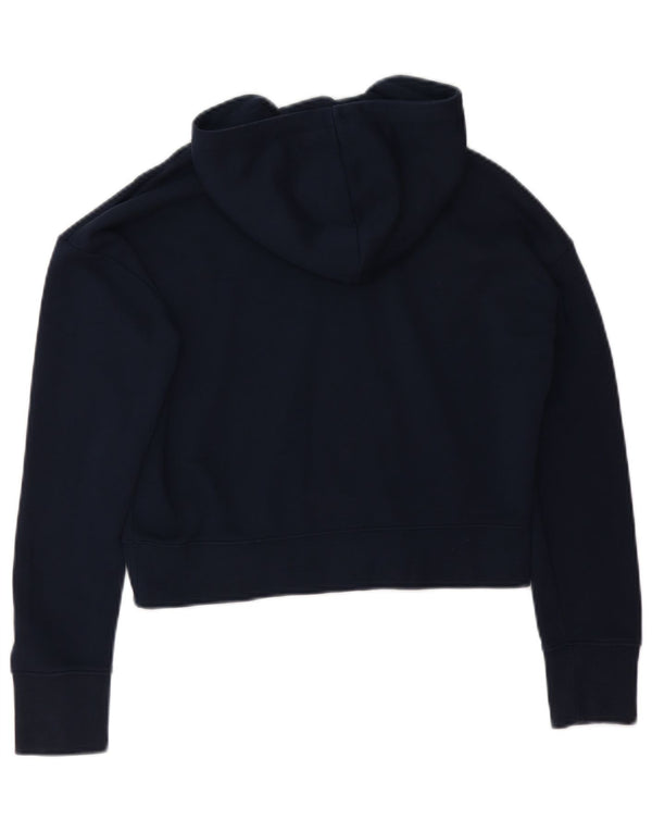 Укороченный джемпер с капюшоном стандартной посадки NIKE для девочек, 13–14 лет, темно-синий, размер XL