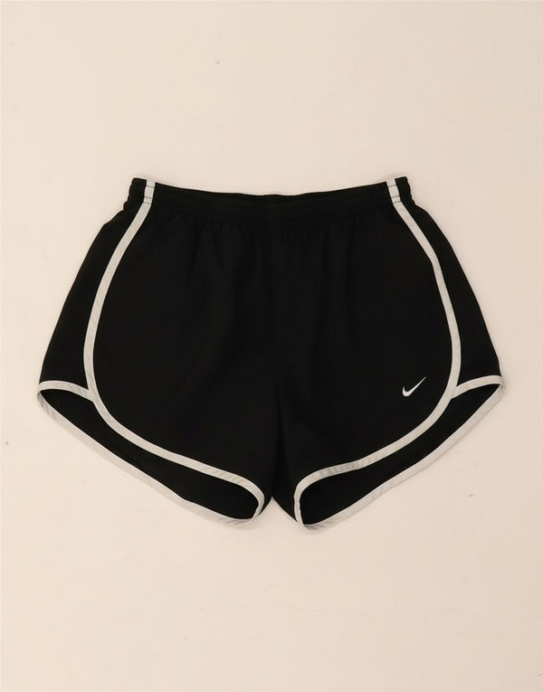 Женские спортивные шорты Nike Dri Fit UK 8, маленькие черные из полиэстера